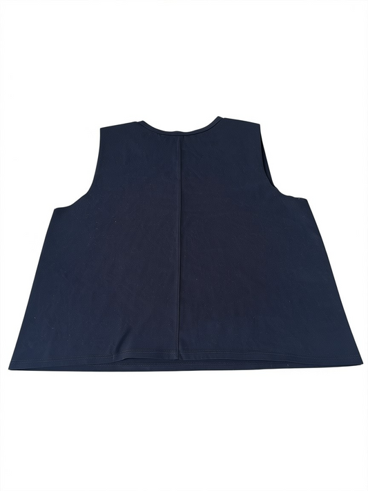 Lovers of hYOUmanity Hustle Sleeveless Crop Top – Black – Size L