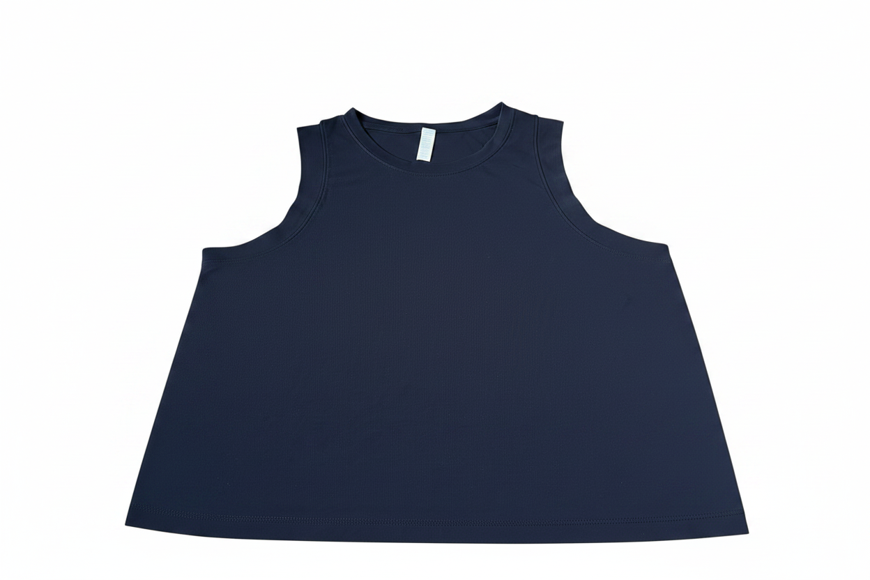 Zella Sleeveless Crop Tank – Black – Size M
