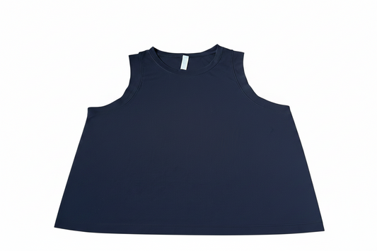 Zella Sleeveless Crop Tank – Black – Size M