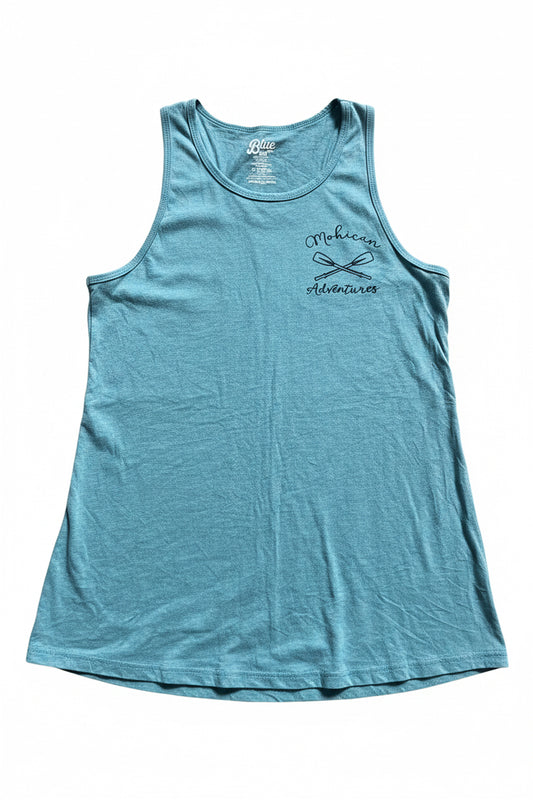 Mohican Adventures Graphic Tank – Teal – Size Medium