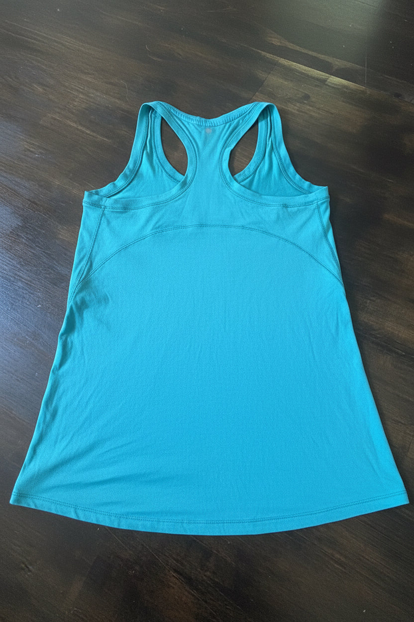 Yogalicious Racerback Tank – Teal – Size XS