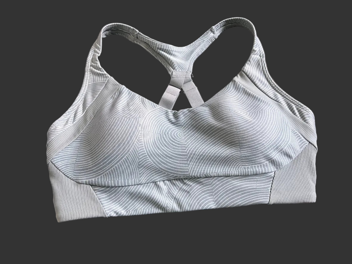 Avia Printed Sports Bra – Two-Tone Green Large