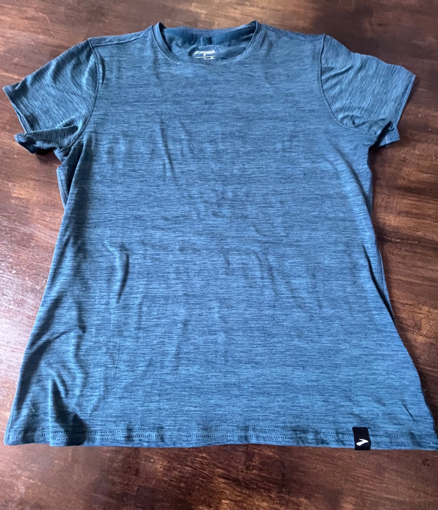 Brooks Run Happy Tee – Blue – Size Small