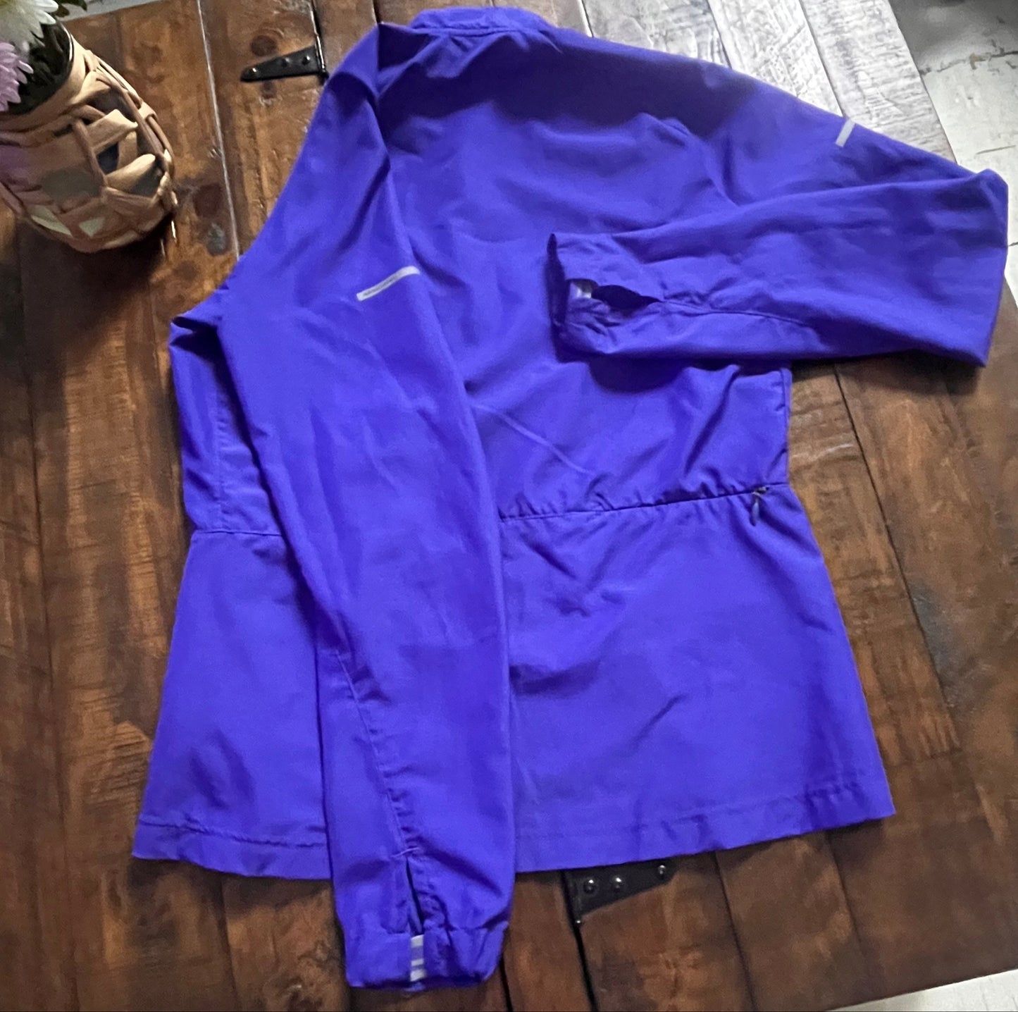 Adidas Quarter-Zip Windbreaker – Purple – Size Medium