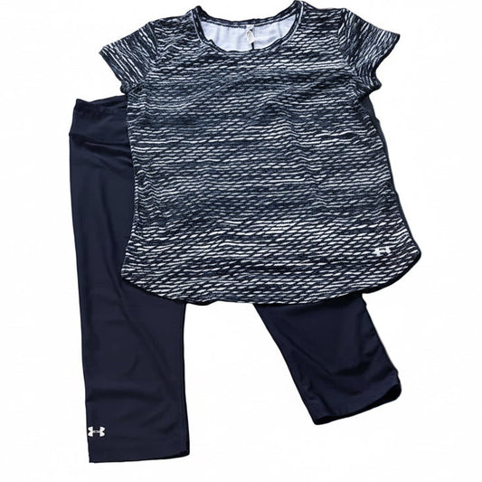 Under Armour HeatGear Set – Patterned Tee & Capri Leggings