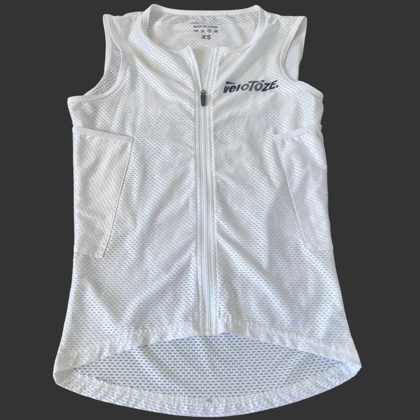 VeloToze Cycling Jersey Vest – Size XS